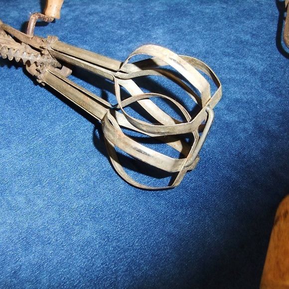 Antique Potatoes Masher & whisk  & egg beater 4 items in total - Picture 6 of 8